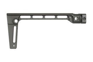 This lightweight pistol brace is constructed from 6061 anodized aluminum.